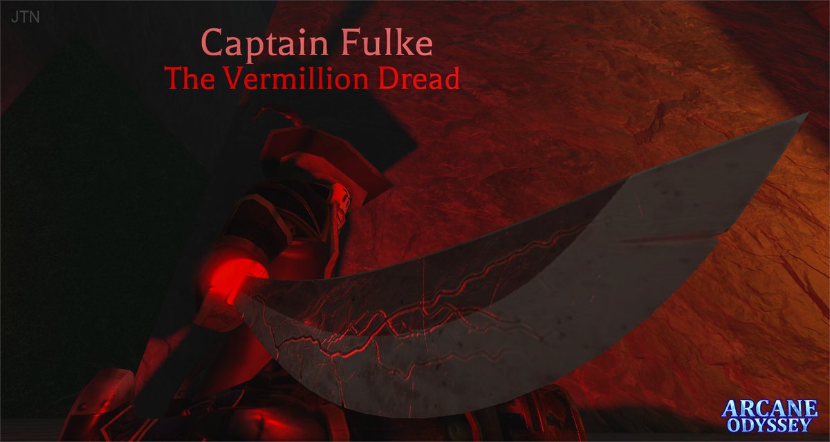 PlainSaba's tweet photo. Captain Fulke's Cutlass

Some of your heartwarming messages on Discord reignited my passion for this game so I decided to create another fan art!

This one was a collaboration with JTN @JoeTN101
Captain Fulke's model plus last 2 renders was made by him!

#ArcaneOdyssey #RobloxDev https://t.co/qfwPx3Xm6A