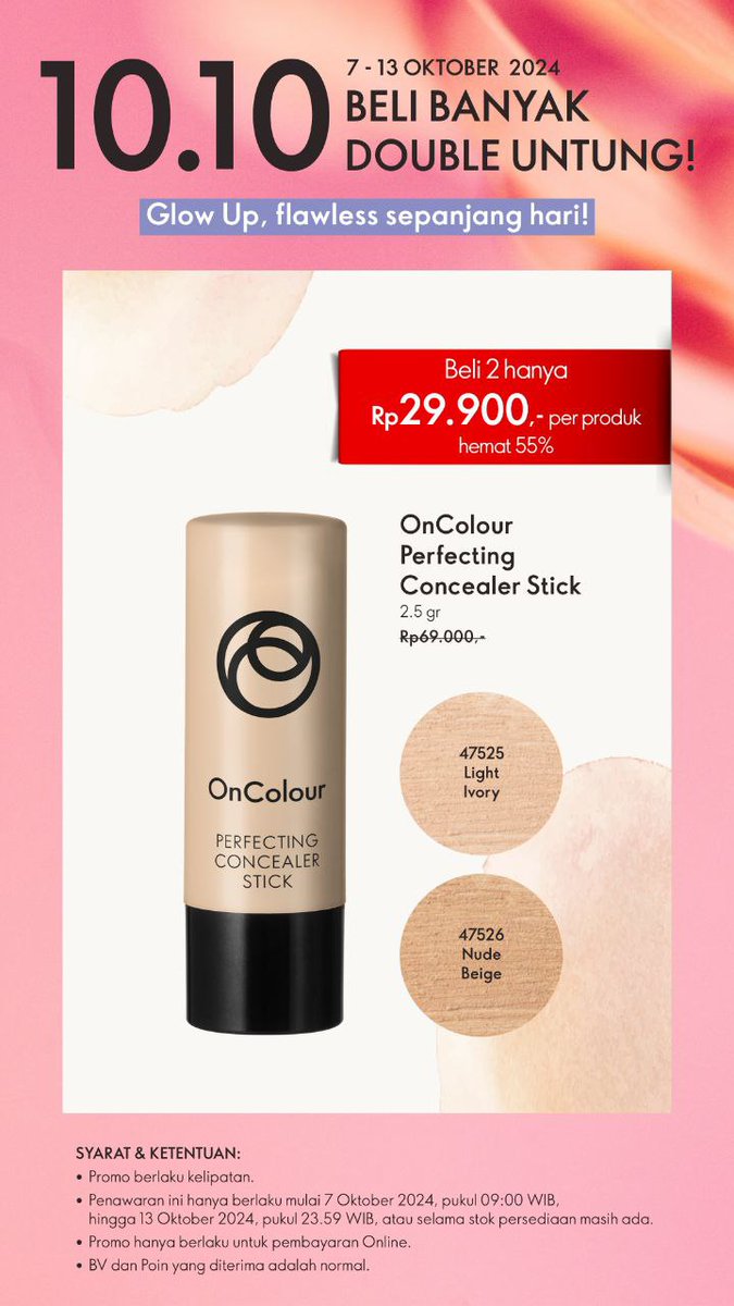 kennyshop39's tweet image. SEMURAH INI MASA DILEWATIN? 

Ayo belanja smart, karena BELI BANYAK DOUBLE UNTUNG!  

Potongan hingga 60% untuk produk-produk kecantikan favoritmu!  Promo berlaku mulai 7 Oktober 2024  pukul 09.00 wib hingga 13 Oktober 2024, pukul 23.59 WIB 
#promo1010