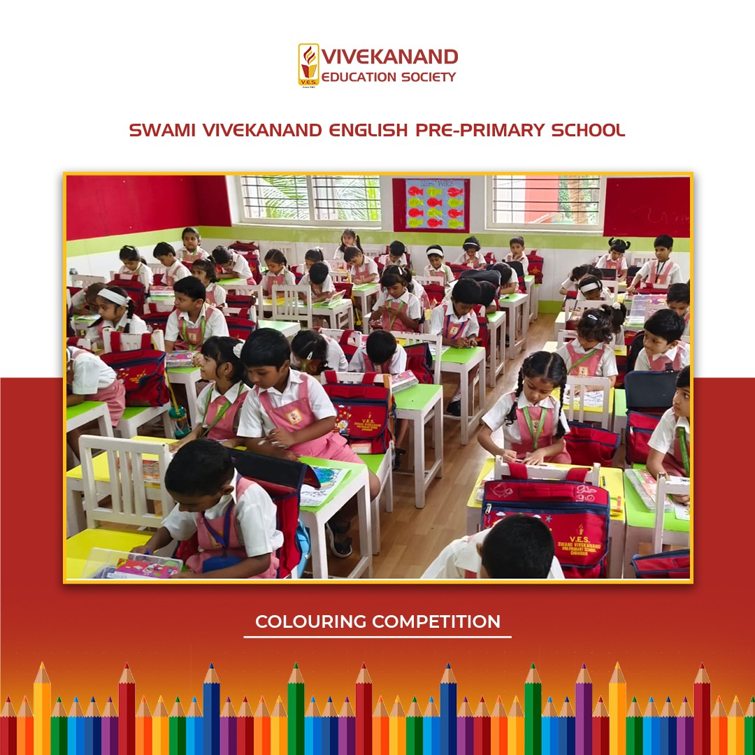 VES_AC's tweet image. Colouring Competition at Swami Vivekanand English Pre-Primary School! 

Our little champs had a wonderful time unleashing their creativity and filling the day with vibrant colors and joy! 

#CreativeKids #ColouringCompetition #LittleArtists