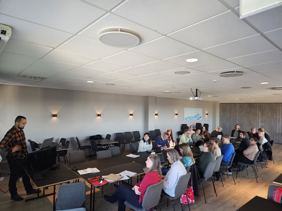 First in-person meeting in the project. Tomorrow we will go to the field!