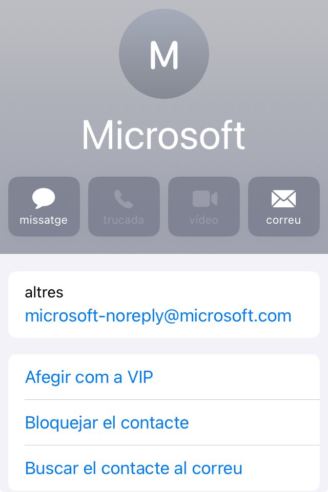 ignasipardo's tweet photo. Bon dia, @MicrosoftAyuda @MicrosoftES
He rebut un email que sembla vostre, però crec que es tracta de fishing. En cas que fos de veritat vostre, es tracta d’un error.
Remitent: microsoft-noreply@microsoft.com https://t.co/uEui9F3bTb