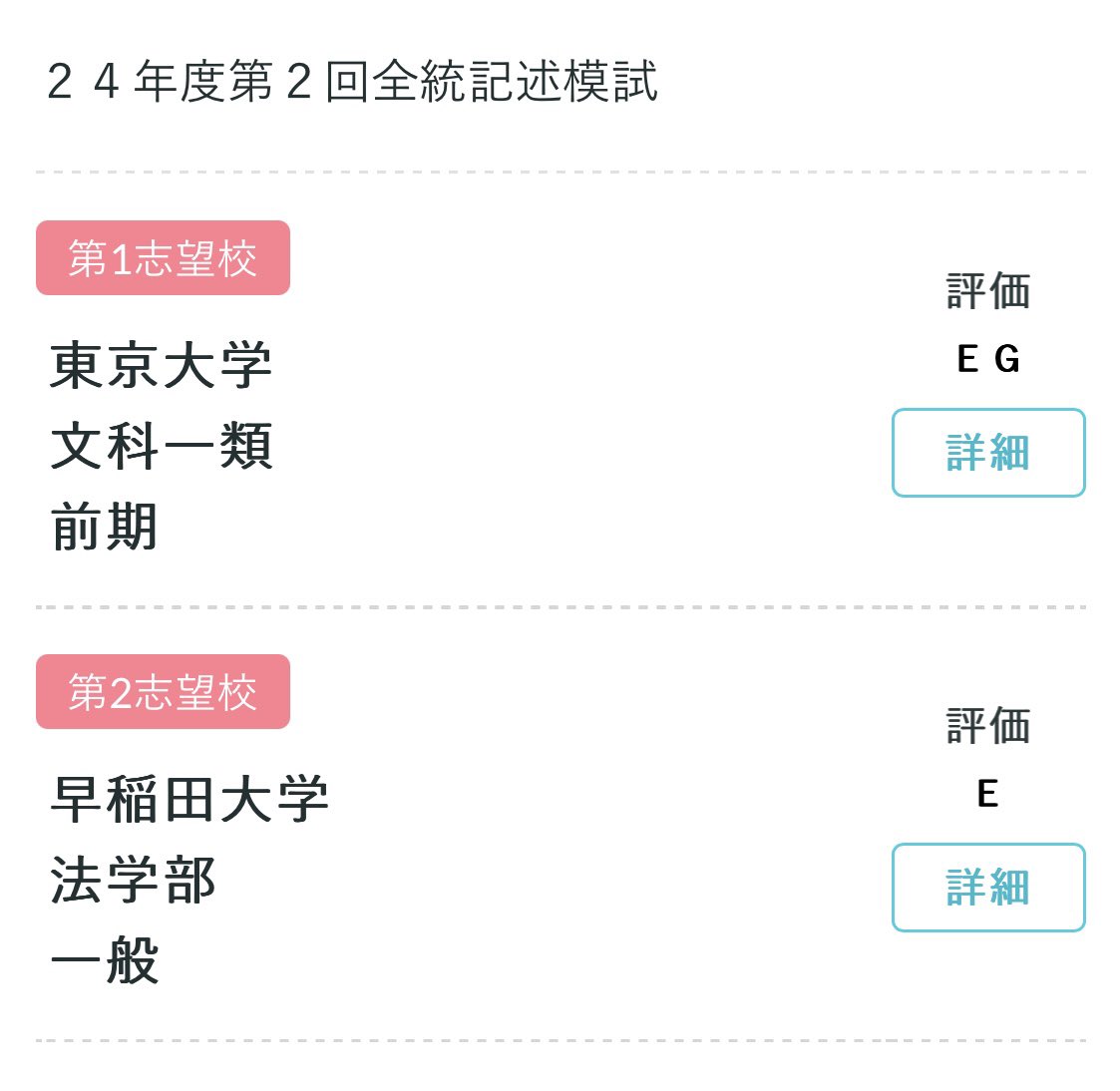 nyahapi's tweet image. 8月に受けた模試の結果返ってきた！