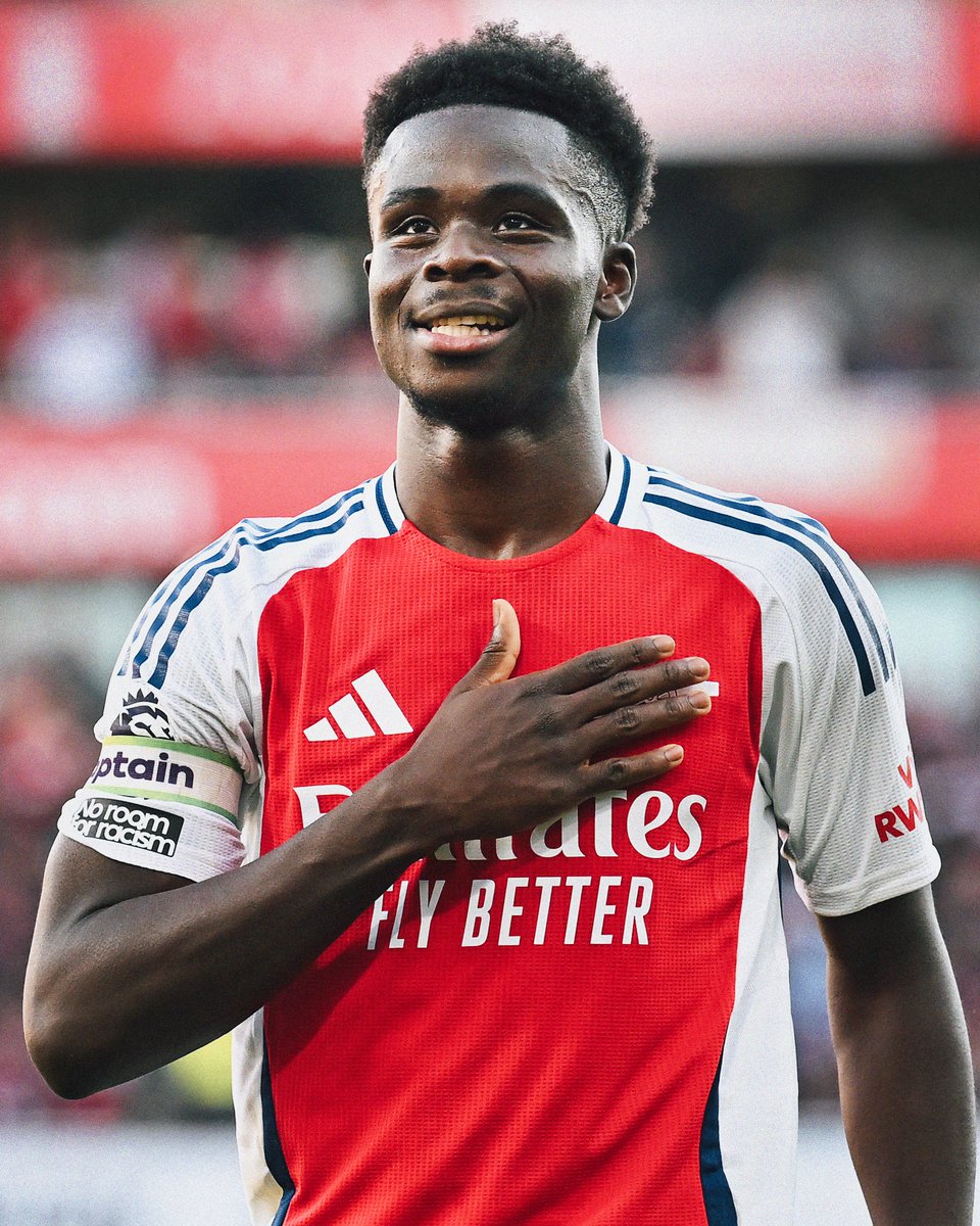Highest rated players in the Premier League this season (5+ apps):

◎ 8.25 - Bukayo Saka
◎ 8.11 - Erling Haaland
◎ 7.96 - Cole Palmer
◎ 7.66 - Mohamed Salah
◎ 7.58 - James Maddison