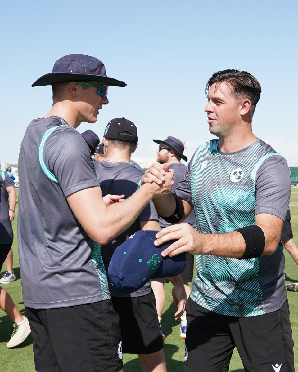 cricketireland's tweet photo. Ready to make his mark on the international stage 🌍🏏

Go well, Fionn Hand! 🙌☘️🧢

#IREvSA #BackingGreen #MyMaster11 https://t.co/tmmx7OoPLl