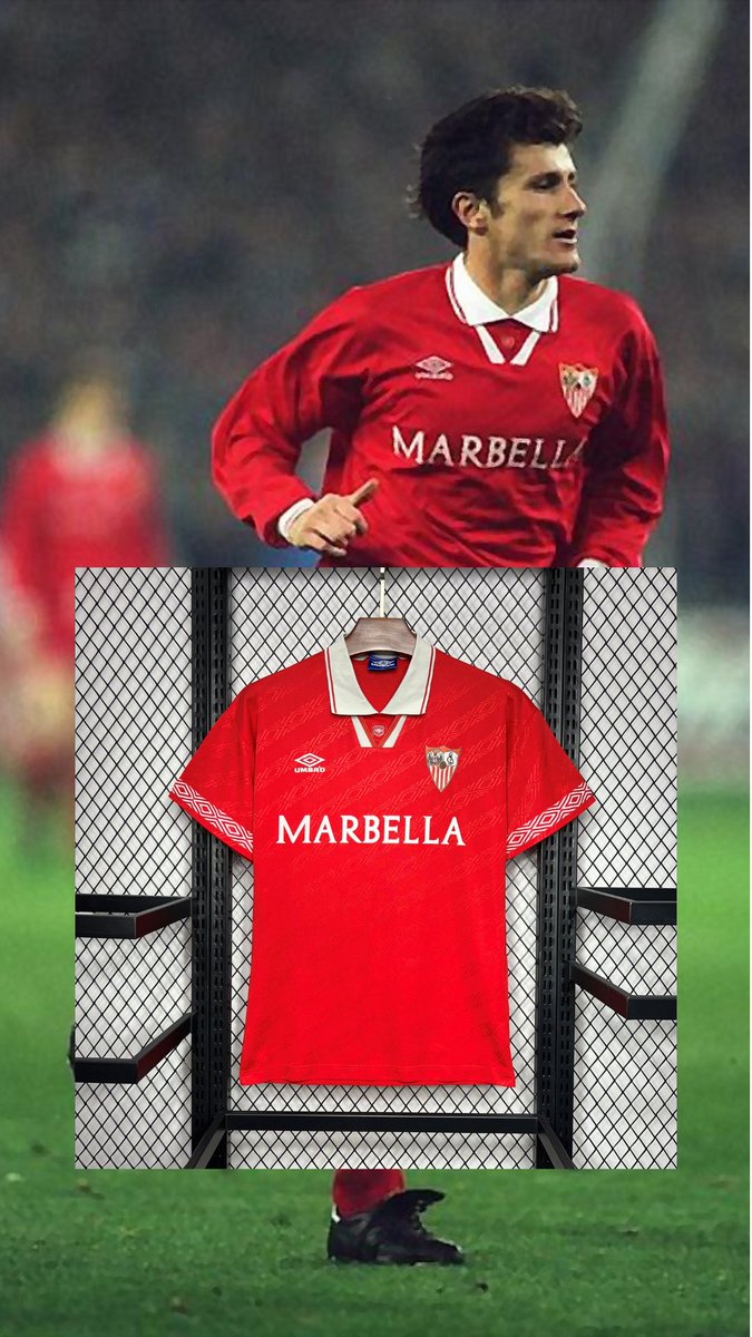 Aprovechamos la victoria en el derbi de ayer y anunciamos este nuevo camisetón para los Sevillistas! 
Umbro con patrocinación de Marbella - Temporada 94/96
¡Primeras 50 uds. a sólo 29,99€! 
Aprovechad sevillistas y no os quedéis sin esta camiseta mítica en vuestro armario! 😍📥