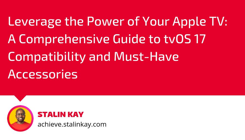stalinkay's tweet image. The latest tvOS 17 update is compatible with the following Apple TV models
Read more 👉 lttr.ai/AXqFB
#AppleTv #FacetimeSupport #LatestTechnology