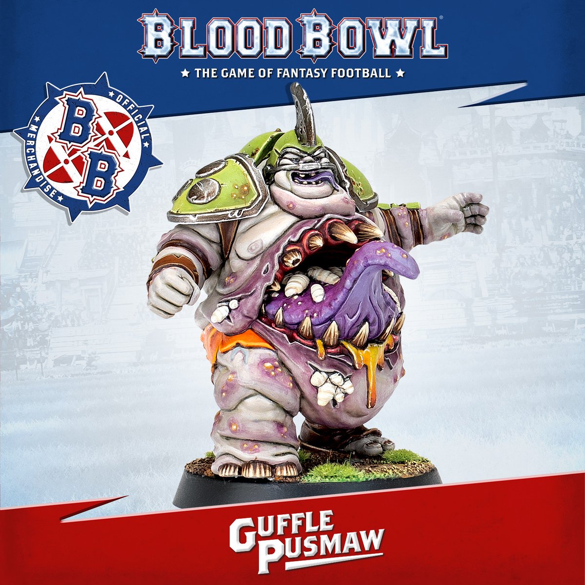 "And I thought MY stomach was always hungry, Jim!" – Bob

Look at (but don't touch) the new Blood Bowl Star Player: ow.ly/EN8G50TFuxx 🏈

#BloodBowl #WarhammerCommunity