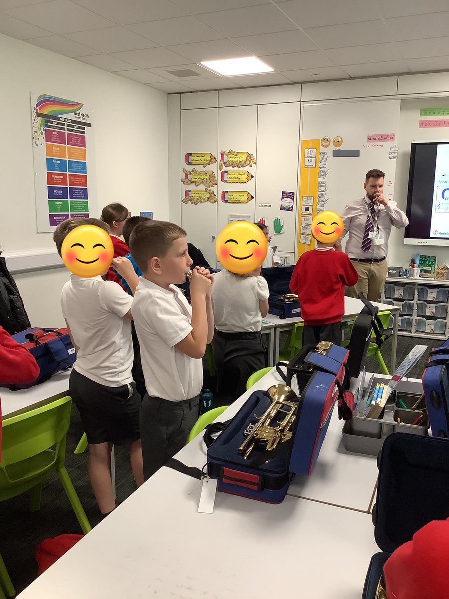 westheathprim's tweet photo. #WHPSClass9 really enjoy their music lesson. They are showing great determination with learning a new instrument! https://t.co/J73mYDGdjy