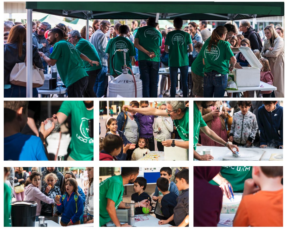IFIMAC - Condensed Matter Physics Center (@ifimacuam) on Twitter photo Last week, we took part in #EuropeanResearchersNight <a href="/UAM_Madrid/">UAM Autónoma Madrid</a> It was amazing to see so many people gathered around the tables to explore the wonders of extreme cold on a warm late summer evening 🔆❄️
#europeanresearchersnight #NigthSpain #NigthMadrid #NigthUAM <a href="/CienciasUAM/">Facultad de Ciencias</a> Last week, we took part in #EuropeanResearchersNight <a href="/UAM_Madrid/">UAM Autónoma Madrid</a> It was amazing to see so many people gathered around the tables to explore the wonders of extreme cold on a warm late summer evening 🔆❄️
#europeanresearchersnight #NigthSpain #NigthMadrid #NigthUAM <a href="/CienciasUAM/">Facultad de Ciencias</a>