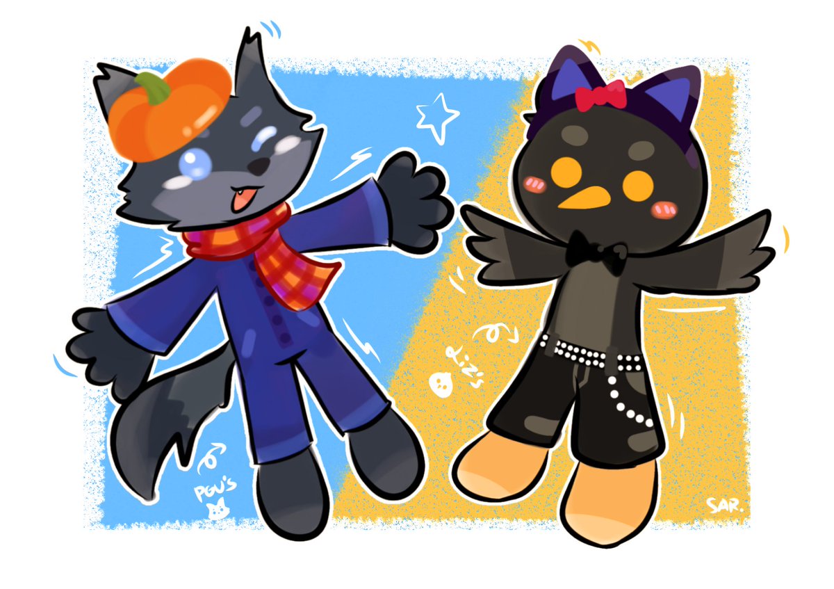Art trades to PGU and Liz on Discord server! (Don't know if they have Twitter acc here QwQ)

#superanimalroyale