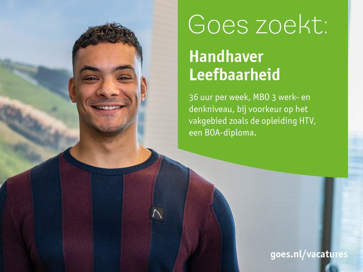 Draag jij bij aan een veilige leefomgeving ✅ 🌎? Als Handhaver Leefbaarheid controleer je of wetten en regels worden nageleefd. Solliciteren (tot en met 27 oktober) of meer weten? Ga naar 👉
werkenbijdebevelanden.nl/vacature/handh…