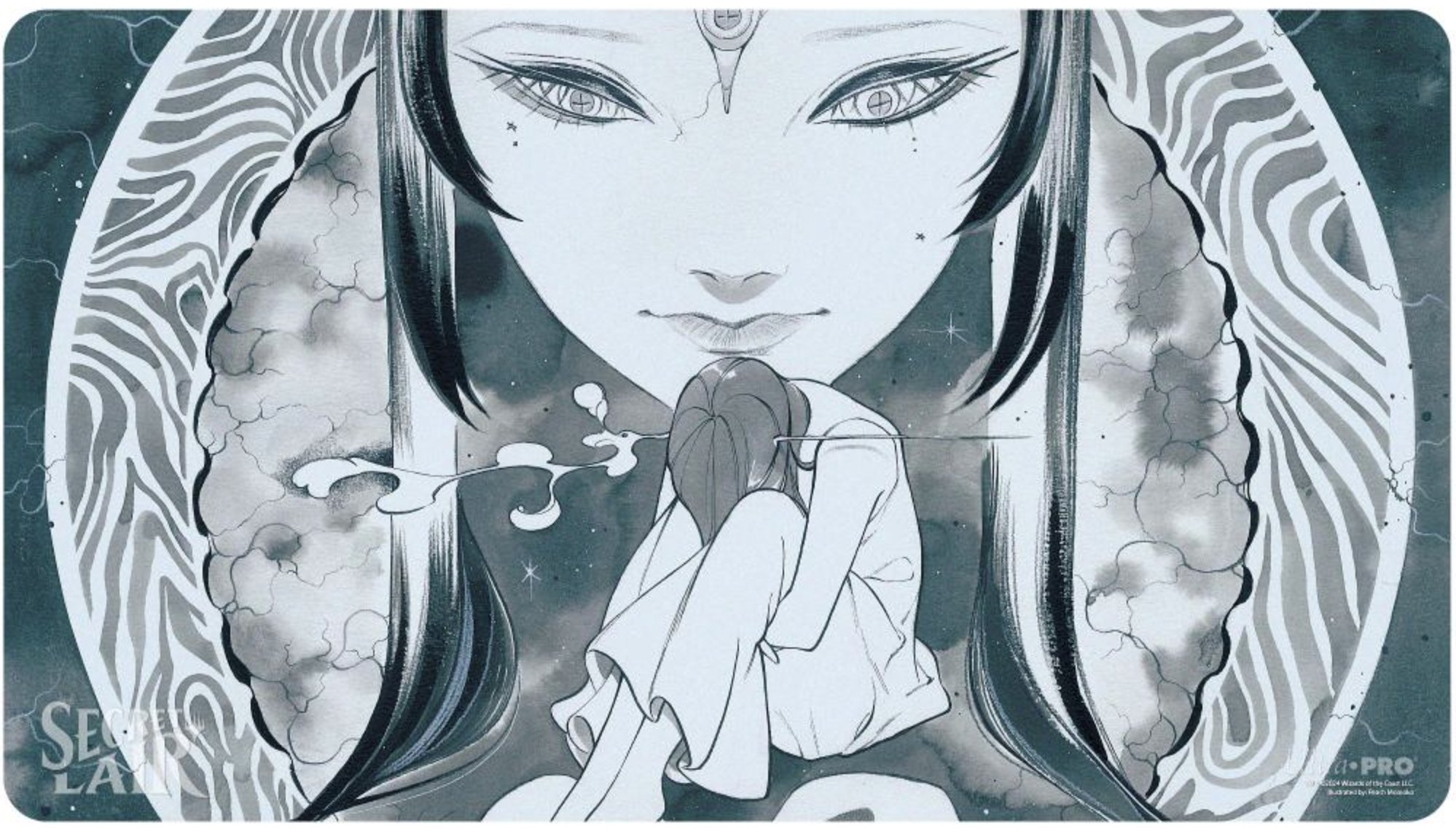 限定 peach桃子先生イラスト 稲妻 プレイマット foil - メルカリ