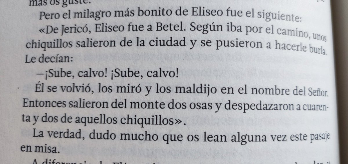 diostuitero's tweet image. Hoy es el Día Mundial de los Calvos, seres muy queridos por mí. Como cuento en #LaBibliaSegúnDios , en la Biblia despedacé a 42 niños por meterse con la calvicie de mi profeta Eliseo.