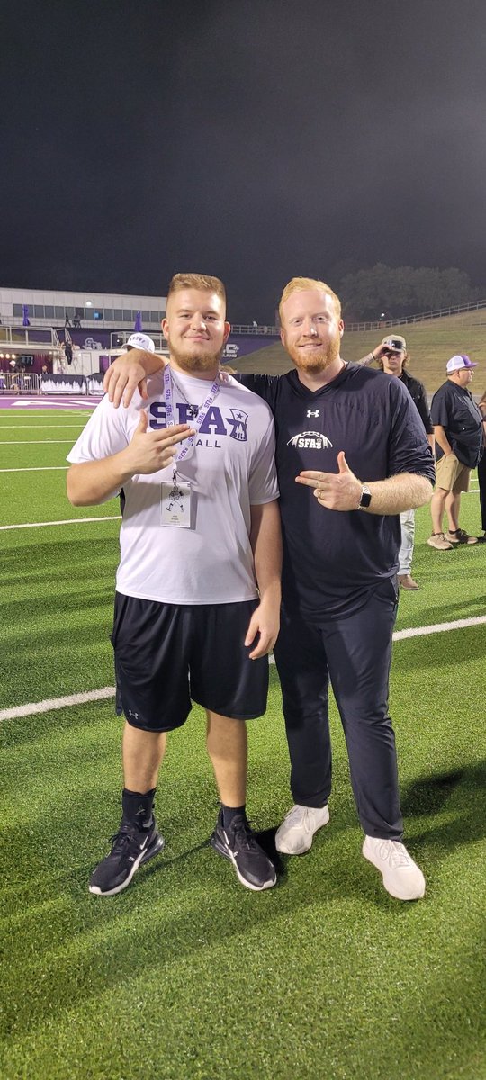 JakebrownOL's tweet image. Had a great GameDay visit at @SFA_Football. Can't wait to get back there again!!
@SFACoachGraf 
@ChrisRossSFA 
@CoachCarthel 
@MCardsRecruits
@MattNally1 
@meador_coach