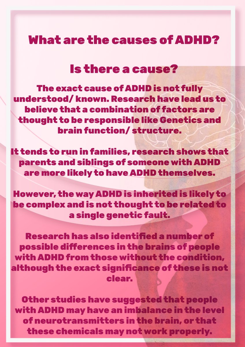 Hello Everyone, 

To kick off the second week of October and the second week of ADHD Awareness month…. 

Let’s take a look at what could possibly be considered as contributing factors to one having ADHD.

#sldnn #sldnn24 #sldnnstudentsubgroup #adhd #adhdawareness #adhdsupport