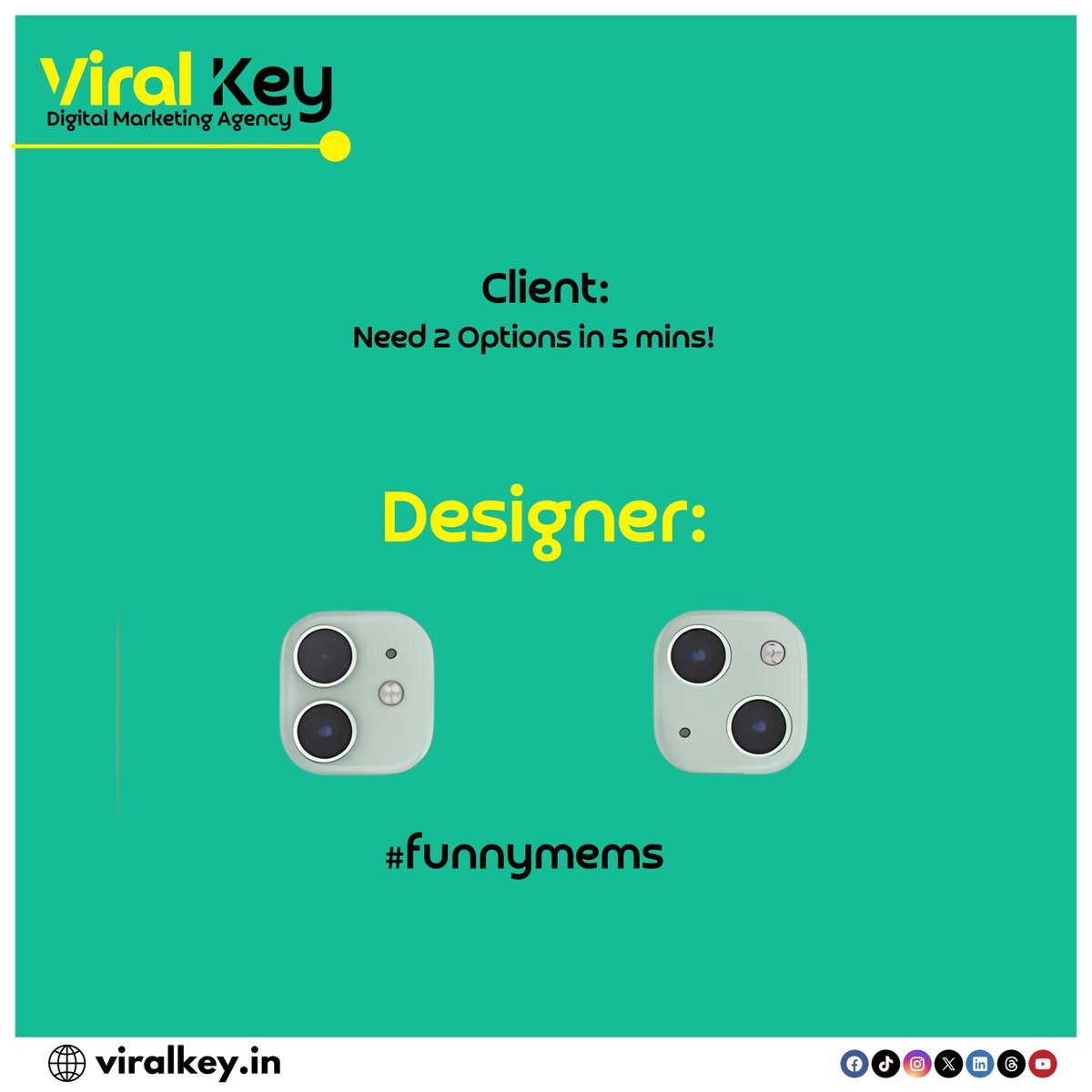 Viralkey2024's tweet image. 🤔 &quot;Clients Always Want 2 Choices!&quot; 🎉✨

At ViralKey, we understand the power of options! 🔑💼

Let’s provide your clients with tailored choices that fit their needs perfectly! Ready to make it happen? 🚀🤝

#viralkey #viralkeyindore #ClientChoices #OptionsMatter
