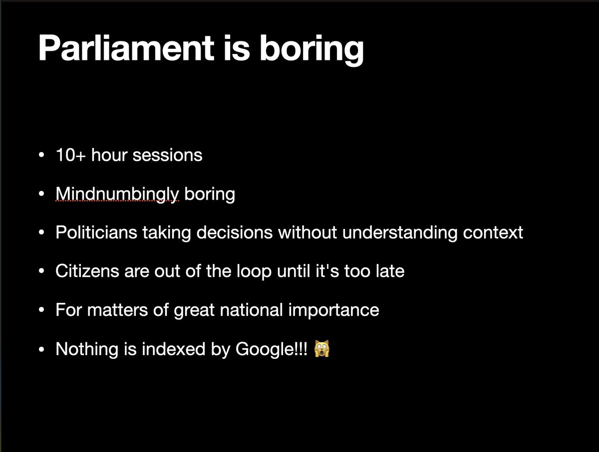 threepointone's tweet photo. Parliament Wow, In 4 slides

Try it out live here https://t.co/EFjzHBEif6

Longer writeup later!

@mattzcarey and @thomasankcorn did most of the work, I was Chief Press-tab-in-Cursor Officer 

Super great weekend https://t.co/Yn8VhxkiJT