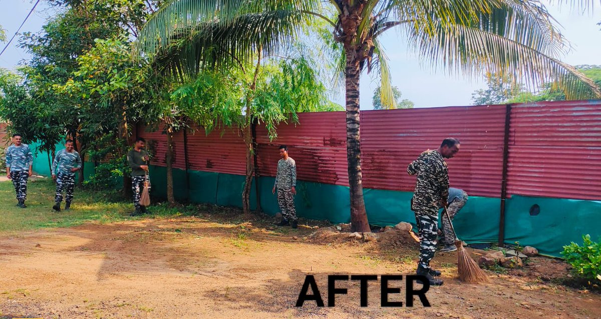 CRPF 62 BN (@62crpf) on Twitter photo 62BN CRPF Mass Cleanliness drive at Murkinar, Bijapur under the agies of Special Campaign 4.0 #SpecialCampaign4 <a href="/crpfindia/">🇮🇳CRPF🇮🇳</a> <a href="/HMOIndia/">गृहमंत्री कार्यालय, HMO India</a> <a href="/PIBHomeAffairs/">Spokesperson, Ministry of Home Affairs</a> <a href="/PMOIndia/">PMO India</a> <a href="/DARPG_GoI/">DARPG 🇮🇳</a> 62BN CRPF Mass Cleanliness drive at Murkinar, Bijapur under the agies of Special Campaign 4.0 #SpecialCampaign4 <a href="/crpfindia/">🇮🇳CRPF🇮🇳</a> <a href="/HMOIndia/">गृहमंत्री कार्यालय, HMO India</a> <a href="/PIBHomeAffairs/">Spokesperson, Ministry of Home Affairs</a> <a href="/PMOIndia/">PMO India</a> <a href="/DARPG_GoI/">DARPG 🇮🇳</a>