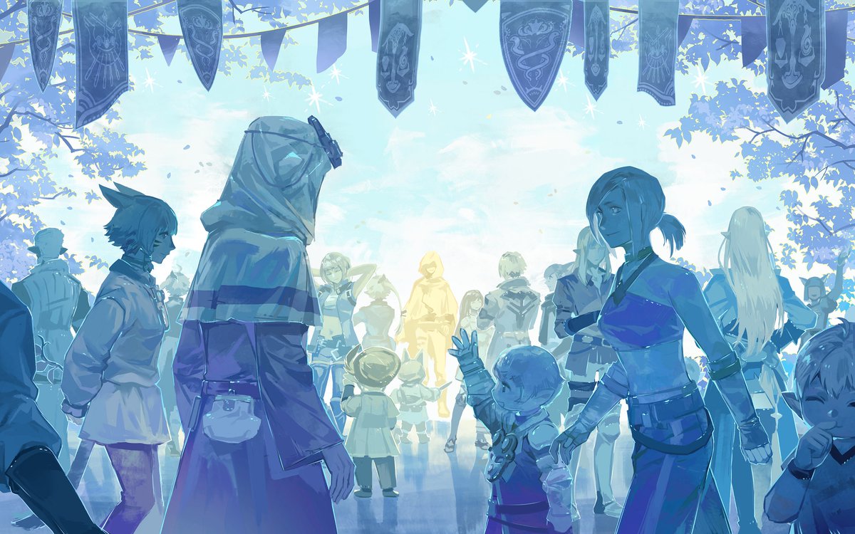 #FF14 #FFXIV 
✨Look Back✨
✨十 年 贺 图✨