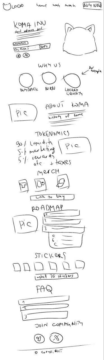 komabnb's tweet photo. Our official website will be coming live! 
Rough Draft 👇 $KOMA https://t.co/9bL5Nl1WqA