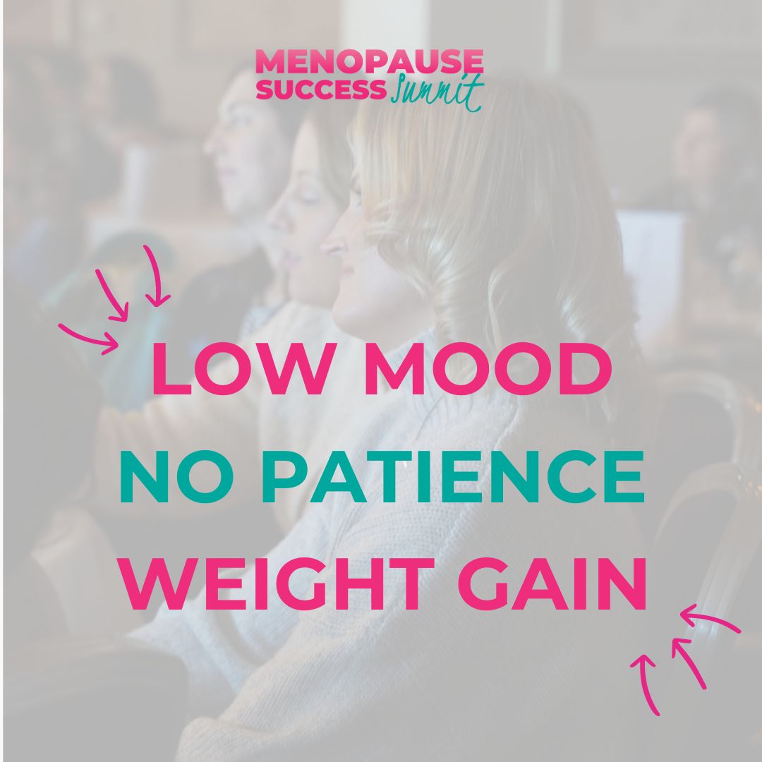 Is menopause testing your patience? From stubborn weight to low mood and irritability⁠—you’re not alone! ⁠

Join us on Oct 19th to learn tools that can make a real difference. 💪

⁠📅 Register now: menopausesuccesssummit.com
