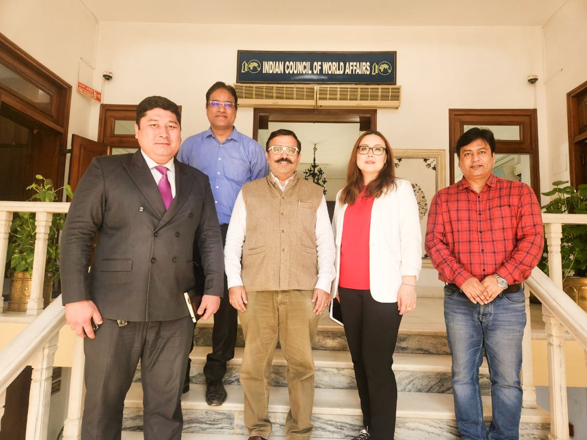 ICWA (@icwa_newdelhi) on Twitter photo Mrs. Aida Yermekkaliyeva, Deputy Director of the Department of Foreign Policy Analysis and Strategic Planning, Ministry of Foreign Affairs of Kazakhstan <a href="/MFA_KZ/">MFA Kazakhstan 🇰🇿</a>, and Mr. Azat Serikbossyn, Counsellor (DHM), Embassy of the Republic of Kazakhstan <a href="/KazEmbassyIndia/">Embassy of Kazakhstan🇰🇿 in India 🇮🇳</a>, met with Shri Mrs. Aida Yermekkaliyeva, Deputy Director of the Department of Foreign Policy Analysis and Strategic Planning, Ministry of Foreign Affairs of Kazakhstan <a href="/MFA_KZ/">MFA Kazakhstan 🇰🇿</a>, and Mr. Azat Serikbossyn, Counsellor (DHM), Embassy of the Republic of Kazakhstan <a href="/KazEmbassyIndia/">Embassy of Kazakhstan🇰🇿 in India 🇮🇳</a>, met with Shri