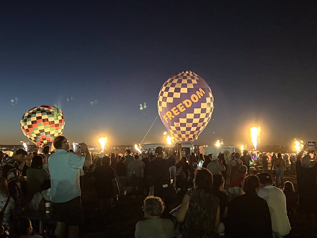 Hot Air balloon 
fiesta in New Mexico. Outrageous!
