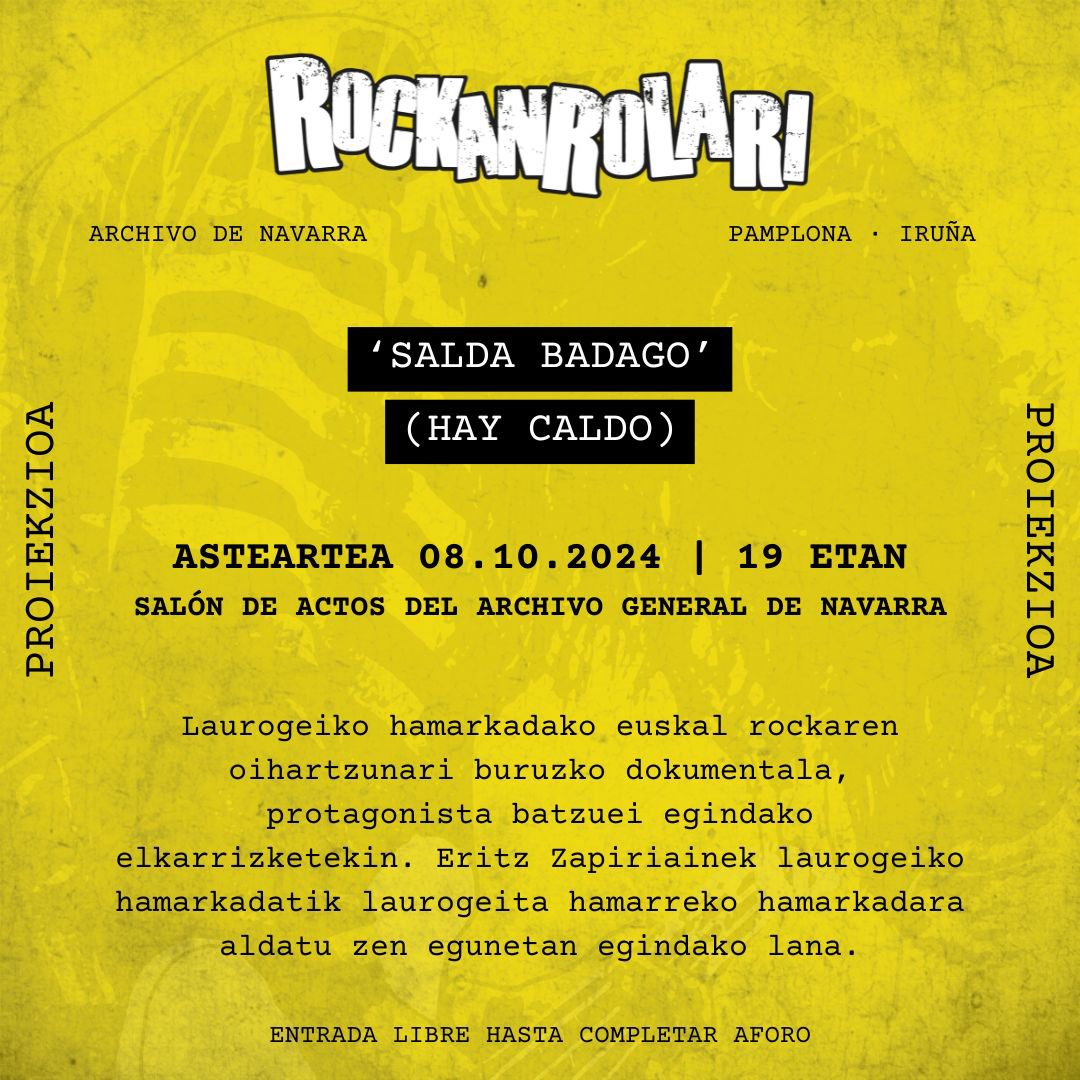 rockanrolari's tweet photo. 🗓️ Esta semana https://t.co/LJj6ZfKyqe