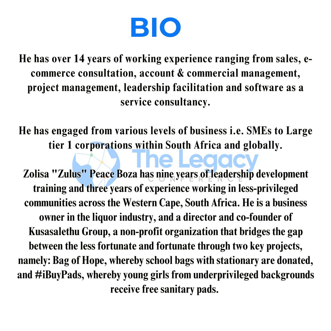 The Legacy Conference 🌍 tweet media