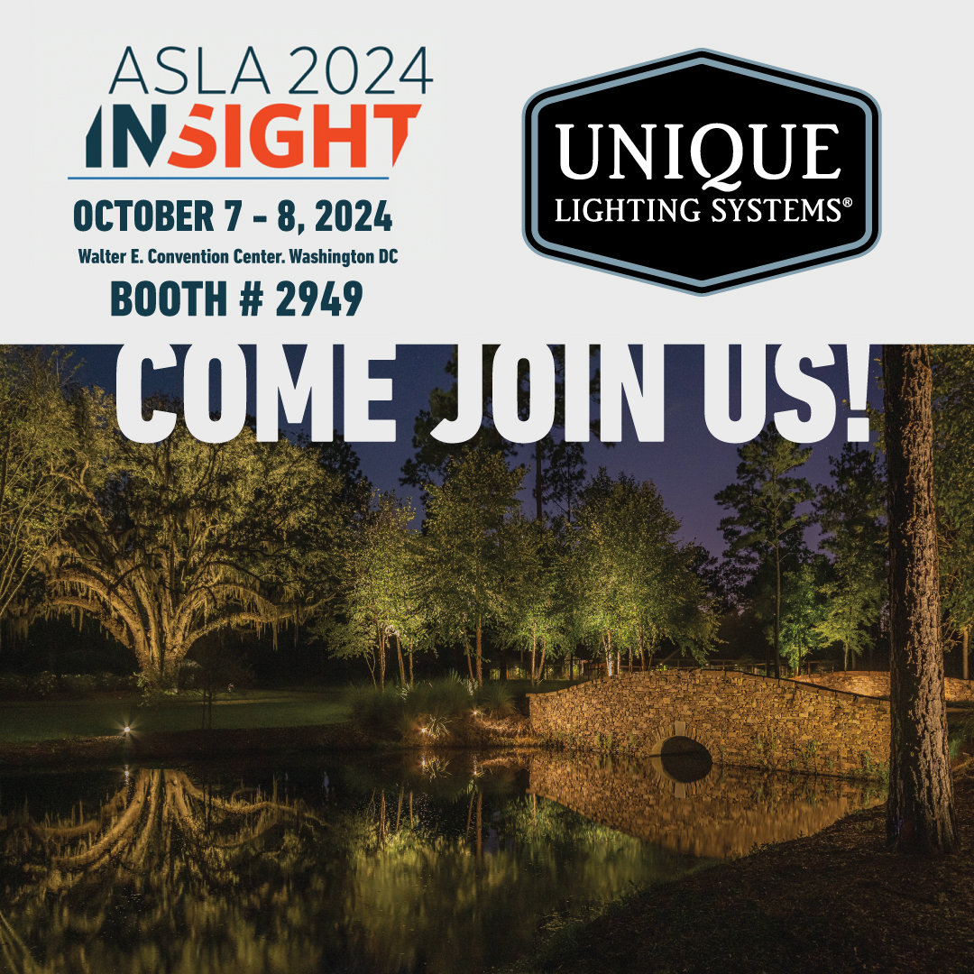 UniqueLighting_'s tweet image. Landscape Architects, you don&apos;t want to miss this! Stop by booth #2949 and check out our post powerful, durable and elite fixtures for residential properties and commercial projects! While you are here, ask about INSPIRA!
#lowvoltagelighting #landscapearchitect #landscapelighting