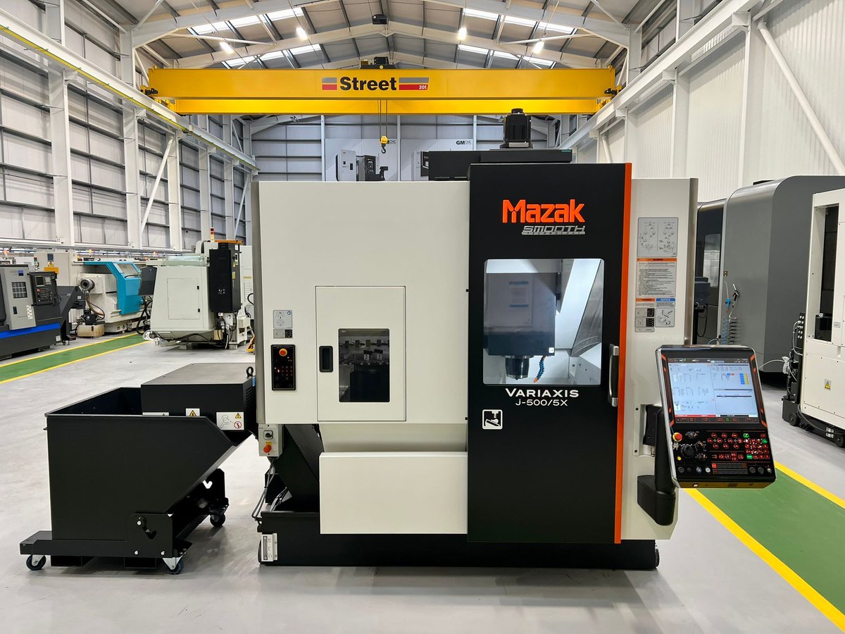 GMMachineryLtd's tweet image. 🔥 AVAILABLE IMMEDIATELY 🔥 

MAZAK Variaxis J-500/5X Axis Vertical Machining Centre with Mazatrol Smooth X Control. Year 2019.

buff.ly/3W7iWz1

📧 info@gmmachinery.com
📞 0161 633 8880

#mazak #usedmazak #smoothcontrol #usedmachine #milling #turning #cnc #ukmfg