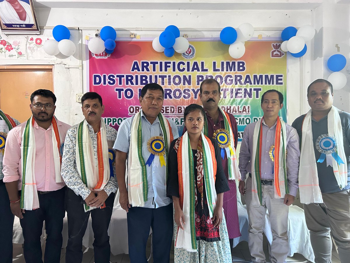 nhm_tripura's tweet photo. Pavitra Tripura,a village girl of Tripura overcomes her leprosy &amp; stands on her feet after gone through the first ever amputation surgery of the state. She today thanked the State Government &amp; doctors of Agartala Government Medical College for their tireless efforts
@PMOIndia https://t.co/9c5Kxf93Px