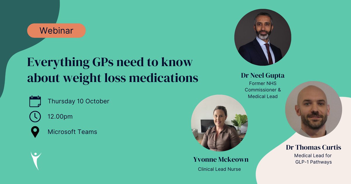🚀 Missed our recent CPD webinar for GPs? No worries – we're running it again this Thursday! 🚀📅 12 Oct, 12pm – Register now: lnkd.in/gy5TYj33 💡 Can’t make it? Request the recording at oviva.com/refer