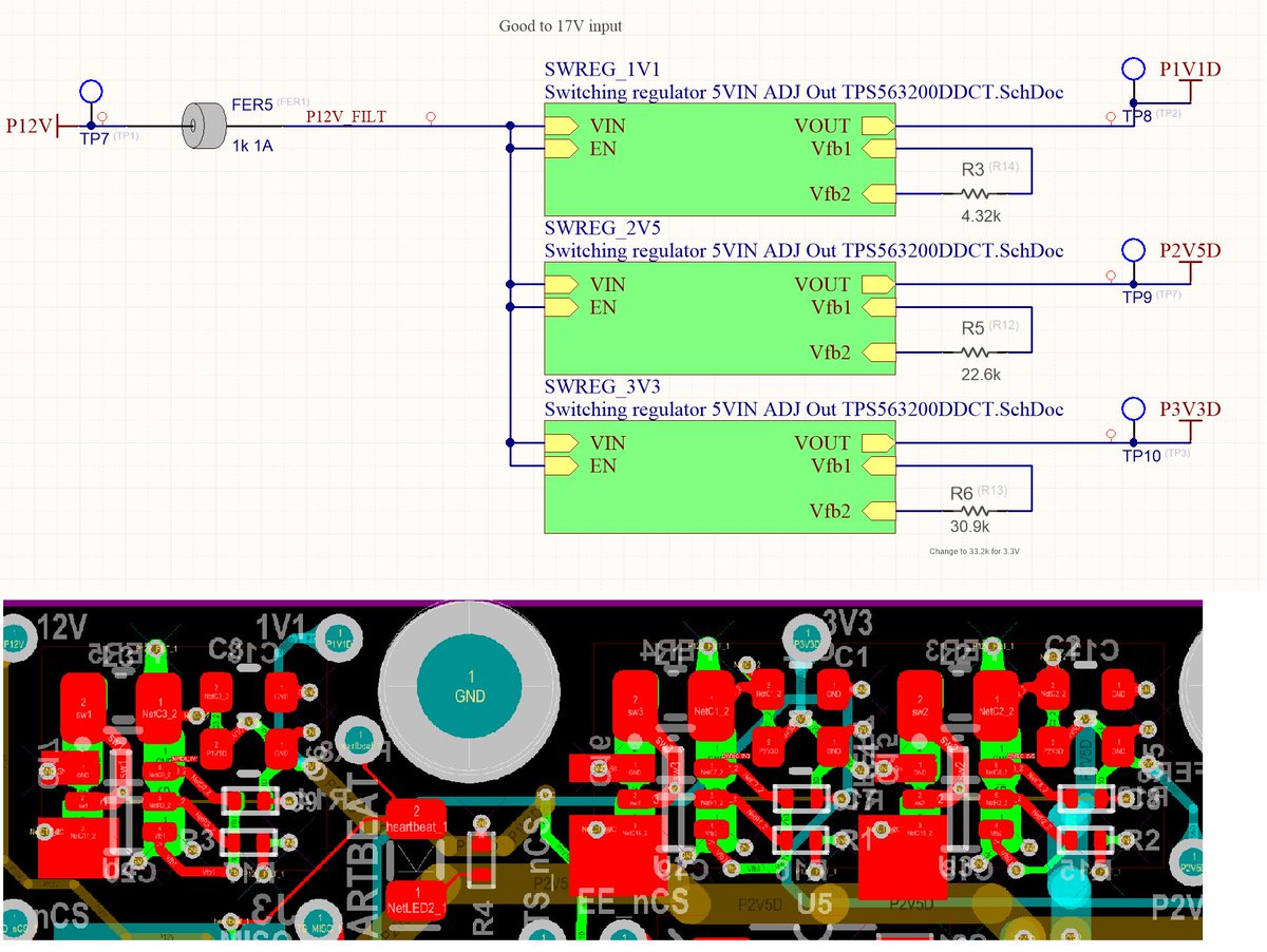 thinkedgesci's tweet image. Do you use hierarchical designs in your schematics?

Being able to re-use a schematic without duplication is extremely efficient for being able to use the &quot;Copy Room Placement&quot; function in Altium Designer.  It will copy routes, designator placements, and component placement.