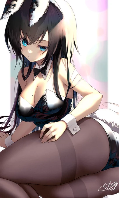 [再掲]黒髪バニー 