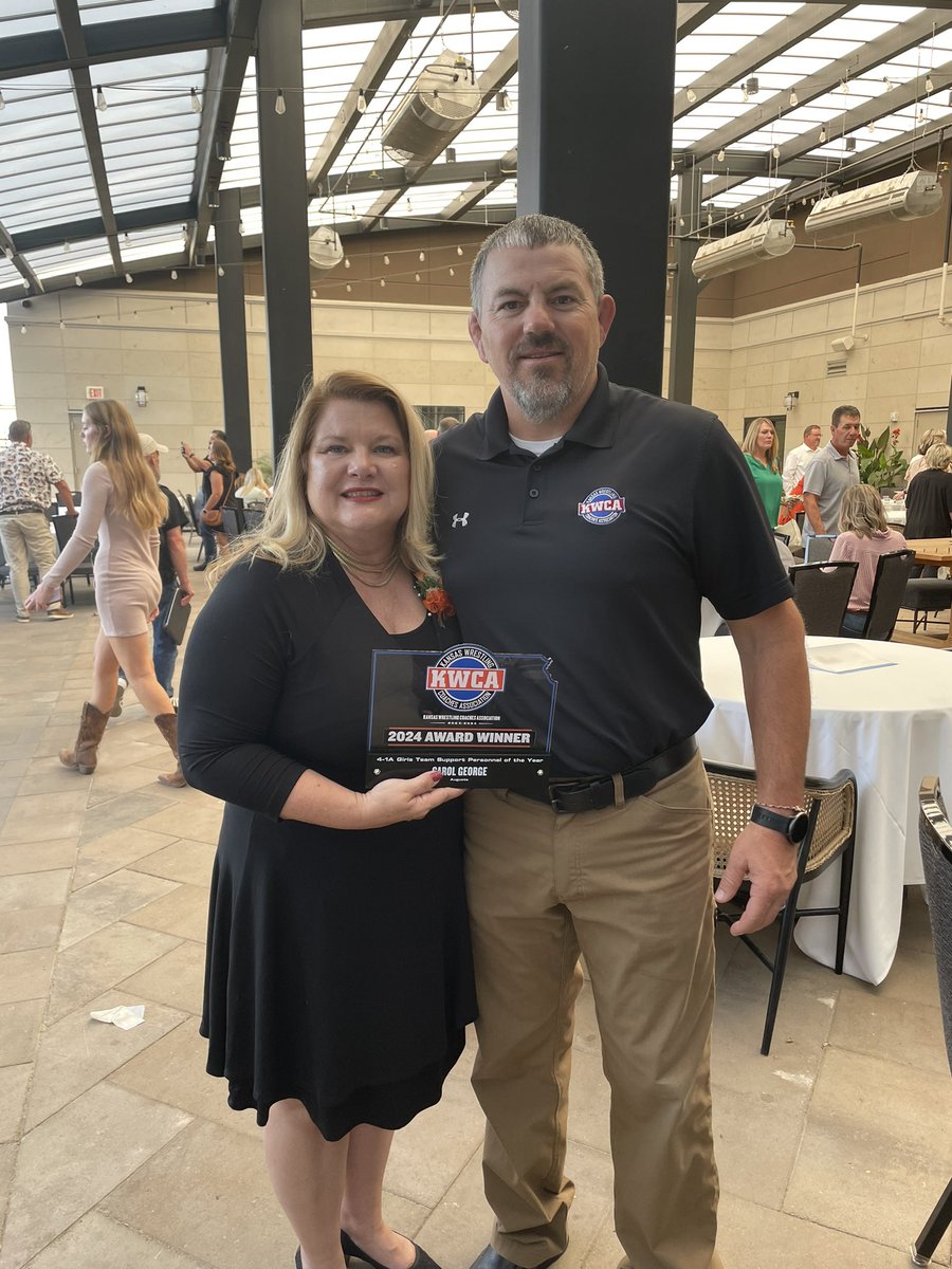Congrats to Augusta’s Carol George for being honored with KWCA 4A Team Personnel of Year Award!