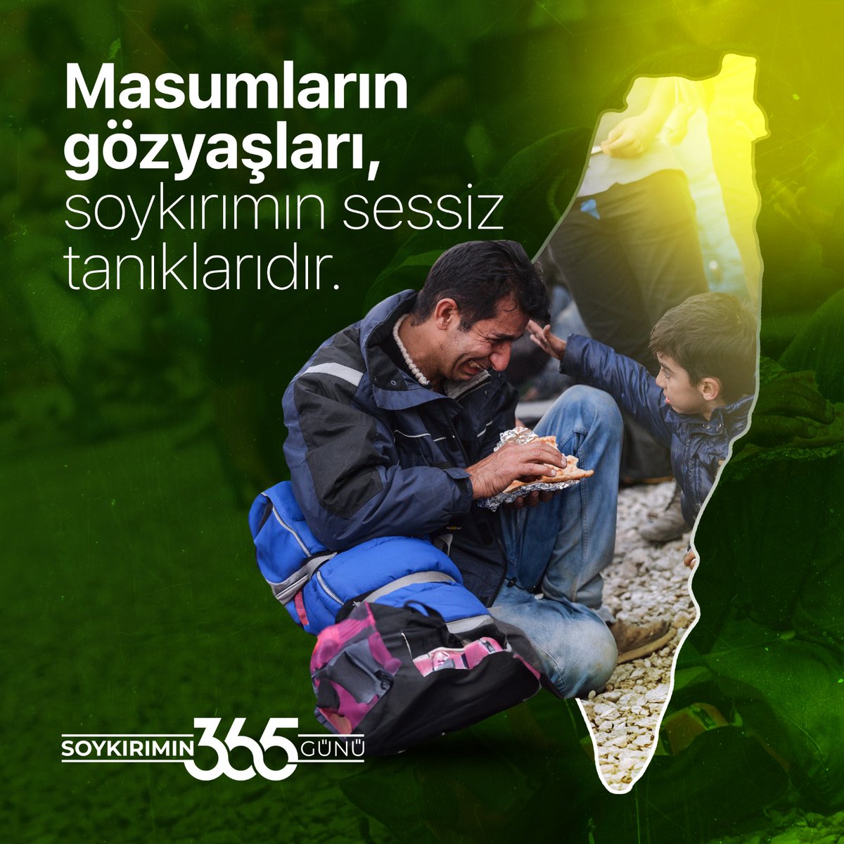 Masum Filistinliler, 365 gündür işgalci İsrail'in acımasız saldırıları altında soykırıma uğruyor, dünya ise sessizce izliyor.

#1YearOfGenocide
#Soykırımın365Günü
#365DaysOfGenocide