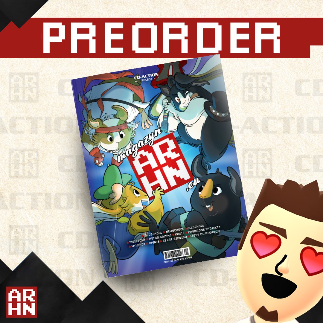 W alternatywnej rzeczywistości jesteśmy... czasopismem?!
Celebrujcie z nami 15 LAT pamiątkowym magazynem!
- 128 stron, 0 reklam, 999+ kawii
- Powrót 20+ autorów z bogatej historii serwisu
- tyle treści, że wchodzi na okładki. serio.
Zamów już dziś:
bit.ly/magARHN