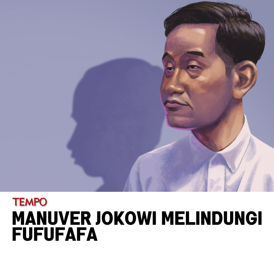 #TempoThread

Dalam momen mendebarkan menjelang pensiun, Jokowi terlihat seperti pengacara yang berusaha menghapus bukti agar Gibran tidak terlibat dengan jejak Fufufafa.

Sepertinya, strategi "hilang jejak" ini jadi tren baru di Istana🤔

A Thread🧵