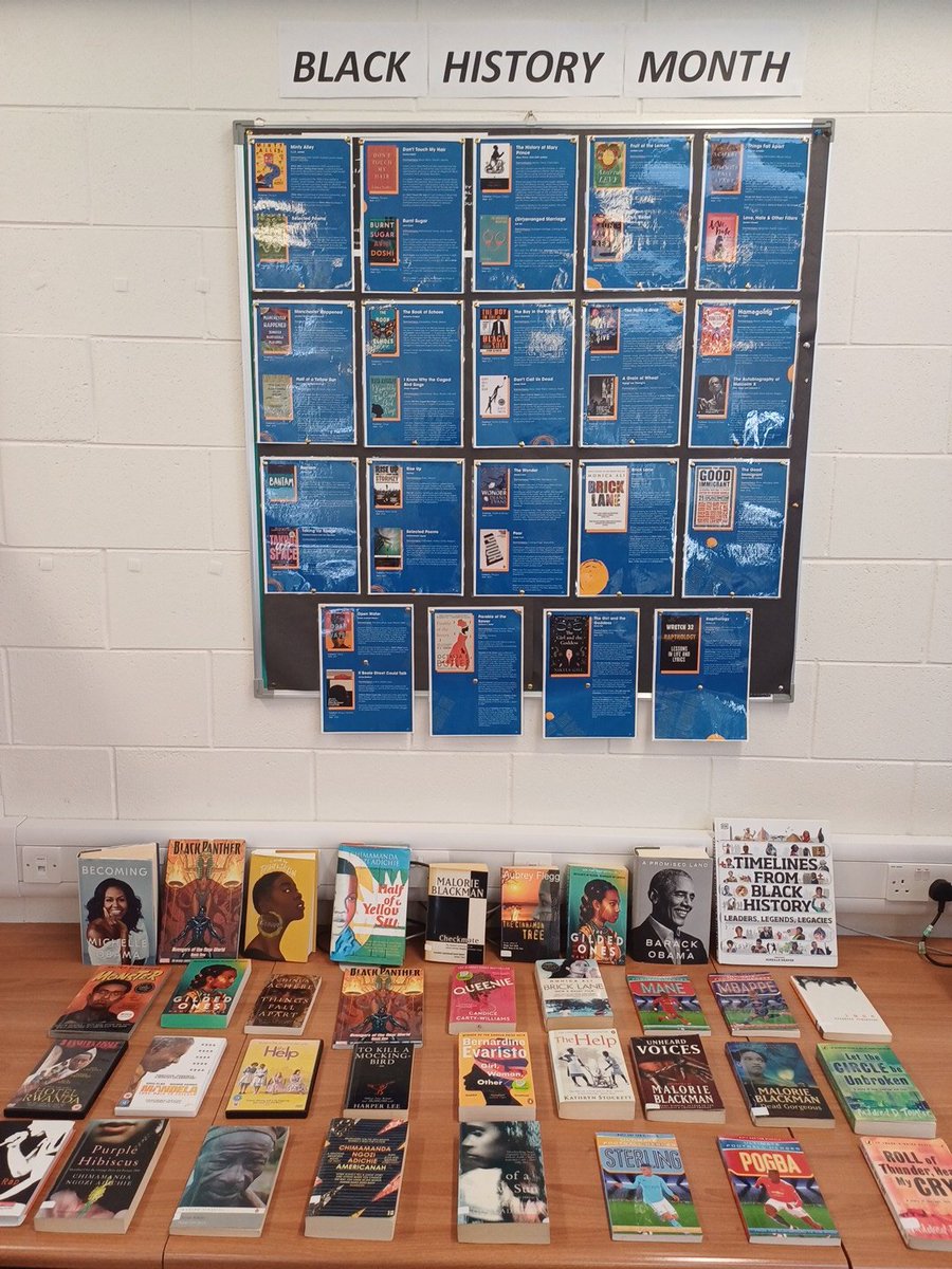 JCSP Library CCM (@colchilmlib) on Twitter photo Celebrating 'Black History Month' with a display of books and resources available from our school library that give an account of the black experience or were written by black authors. <a href="/jcsplibraries/">JCSP Library Project</a> <a href="/ccmwicklow/">CCM Wicklow</a> Celebrating 'Black History Month' with a display of books and resources available from our school library that give an account of the black experience or were written by black authors. <a href="/jcsplibraries/">JCSP Library Project</a> <a href="/ccmwicklow/">CCM Wicklow</a>