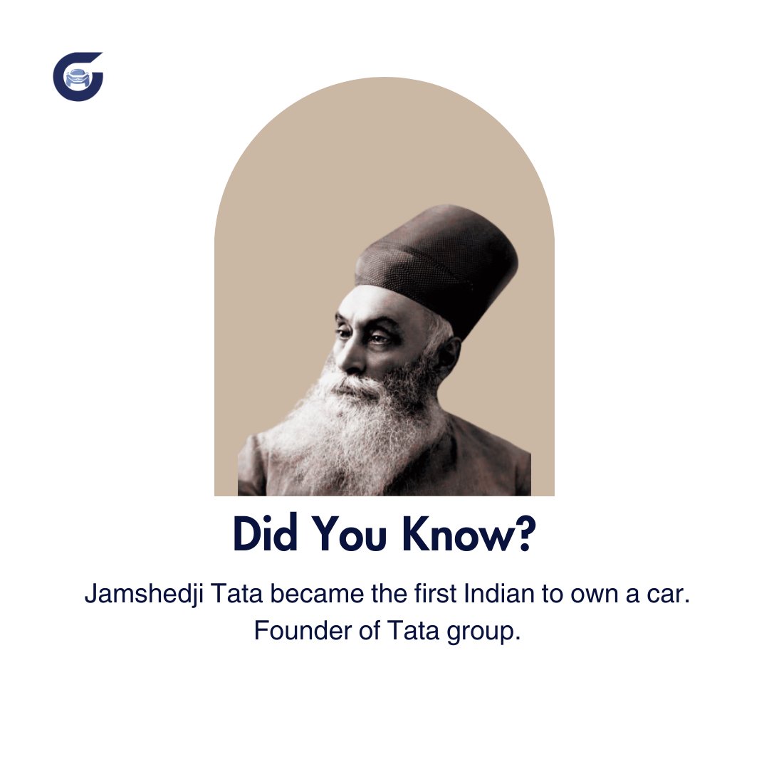 Gowaggonn's tweet image. Did you know? Jamshed Ji was the proud first owner of a car in India! A pioneering spirit who paved the way for India’s automobile journey! #AutomotiveHistory #FirstCarOwner #carfacts #gowaggon