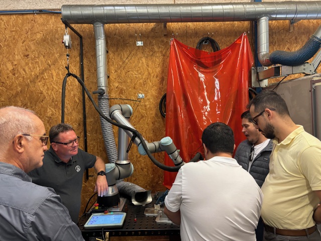 SmoothRobotics's tweet image. It was a pleasure welcoming our fantastic sales representatives from Latin America to our headquarters in Denmark! 🌍🎉 The visit was a great success as they got to meet our dedicated team, tour the offices and participate in valuable training sessions! 🤖✨