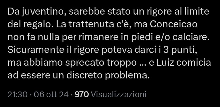 Ma quando si estingueranno i "Da Juventino?"
