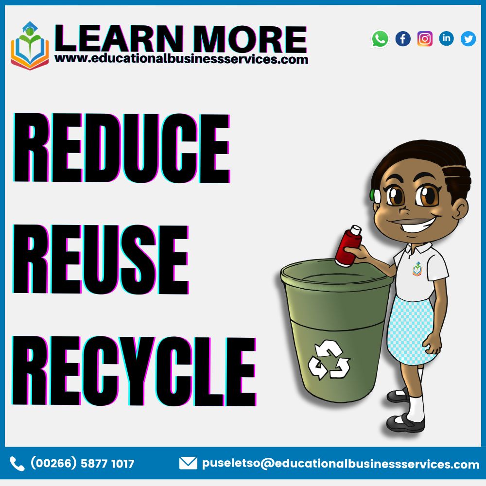 Through educational content and activities, Thuto and Leseli share practical ways to protect the environment and minimise waste. The two characters speak to both adults and children about adapting sustainable practices that are needed to preserve #Lesotho’s natural heritage.