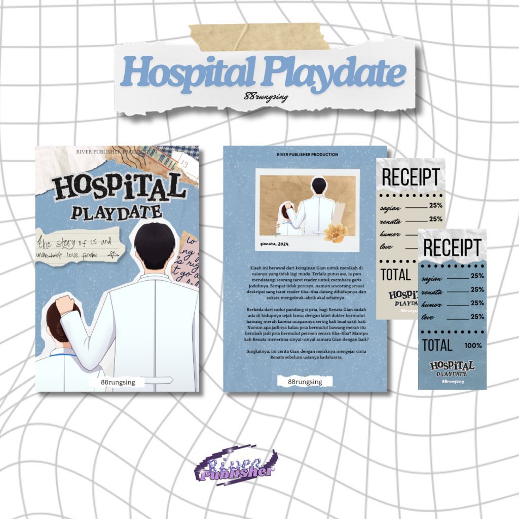 riverpubliherie's tweet image. OPEN PRE-ORDER 2 

[] Hospital Playdate by @88rungsing  

read everything carefuly! tidak war, semua yang mengisi akan kebagian, ya! pastikan tidak ada typo! 

form:  docs.google.com/forms/d/e/1FAI…

💙🎀💟🍀🥽🐟🪷🫧🌟