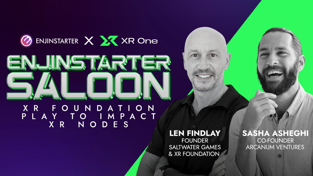 enjinstarter's tweet image. The IRL interview🎙️with the @XR_Foundation recorded at #Token2049 is now live!💡

Join Len from @saltwatergames and Sasha from @ArcanumVentures as they explore XR Nodes, Web3 gaming, and the #Play2Impact revolution.