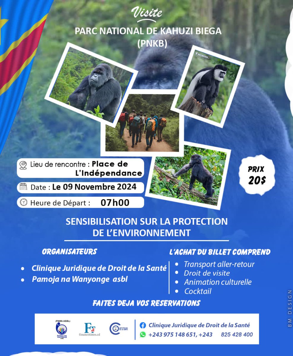 AsblPawa7239's tweet photo. Lancement officiel de la campagne_de_sensibilisation en ligne sur la protection de l’#environnement et les #forêts du bassin du Congo. Cette campagne vise à sensibiliser les congolais sur les avantages que ces derniers représentent dans la préservation de l'environnement. https://t.co/O8MZokg102