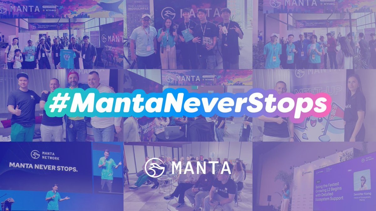 MantaNetwork's tweet photo. #MantaNeverStops

Another exciting week for @MantaNetwork's community! Let's dive into the highlights from #ETHKL and our local meetup in Belarus. 

Stay tuned for updates on upcoming events and more!

Here’s a recap 👇 https://t.co/31rLEPVjJs