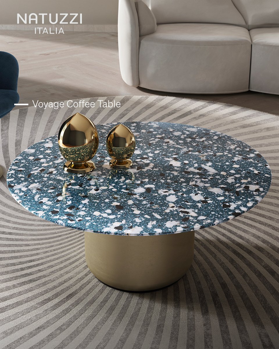Natuzziuae's tweet photo. A journey in design.

The Voyage Coffee Table by Natuzzi Italia brings a splash of modern art to your living space with its bold patterns and sleek base.

#Natuzzi #NatuzziItalia #NatuzziUAE #InteriorDesign #Dubai #UAE https://t.co/eSc2D3Yj8U