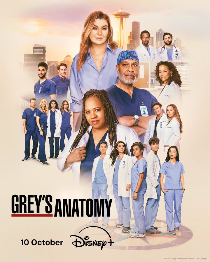 Grey's Anatomy S21 komt vanaf 17 oktober 2024 naar Disney Plus België